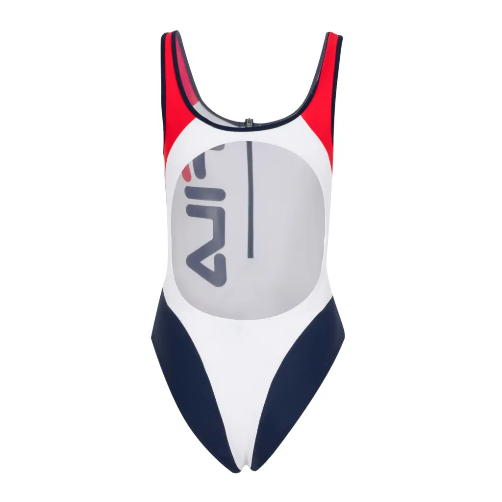 Fila logo cheap zip swimsuit