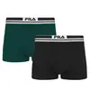 Fila Boxer Elastic Band Aνδρικό Εσώρουχο Μπόξερ (2pack), Μέγεθος: M