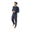 Fila Rneck Flannel Tarn Dyed Men's Loungewear Set, Size: XL