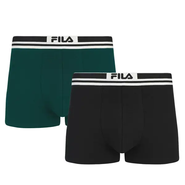 Fila Boxer Elastic Band Aνδρικό Εσώρουχο Μπόξερ (2pack), Μέγεθος: M