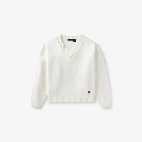 Fila Hailey Bieber Knit Sweater Women's Sweater, Size: XS