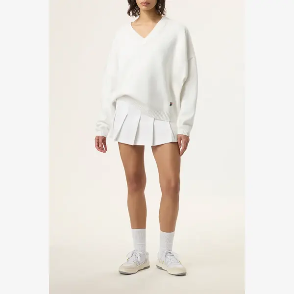 Fila Hailey Bieber Knit Sweater Women's Sweater, Size: XS, 4 image
