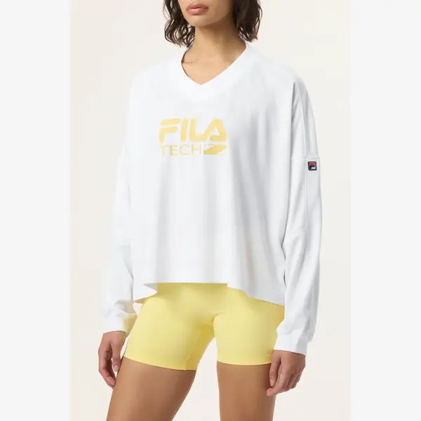Fila Hailey Bieber Sports Shirt Γυναικείο Κοντομάνικο, Μέγεθος: S, 2 image