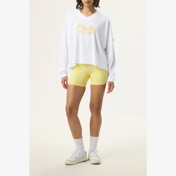 Fila Hailey Bieber Sports Shirt Γυναικείο Κοντομάνικο, Μέγεθος: S, 4 image