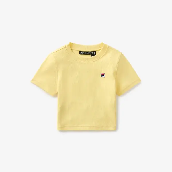 Fila Hailey Bieber Baby Tee Women's T-Shirt, Size: M