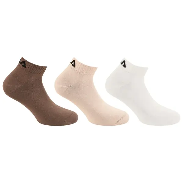 Fila Quarter Plain Nos 3pairs Unisex Κάλτσες, Μέγεθος: 35-38