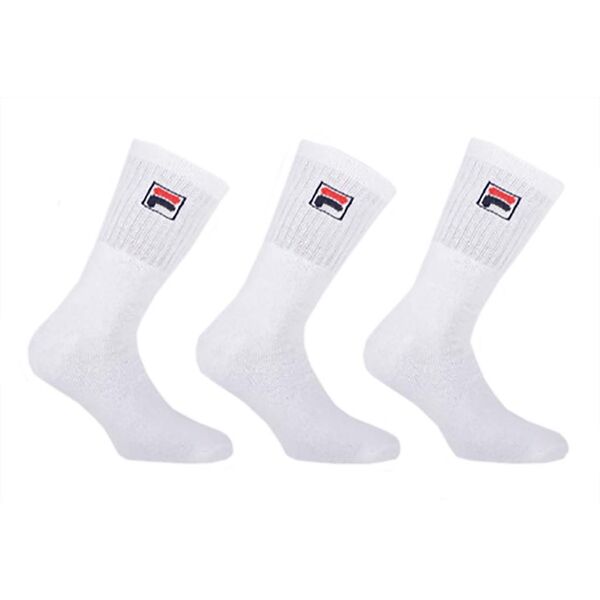 Fila Crew Tennis Full Terry Unisex Socks 3-Pack, Size: 35-38