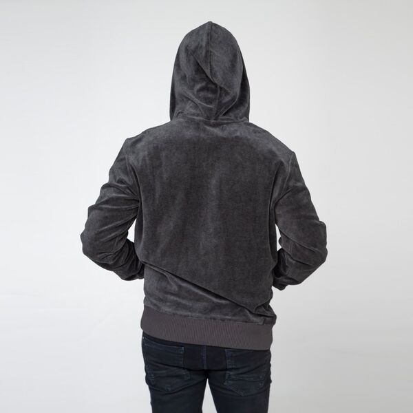 Velour Hoodie Jacket, Size: L, 4 image