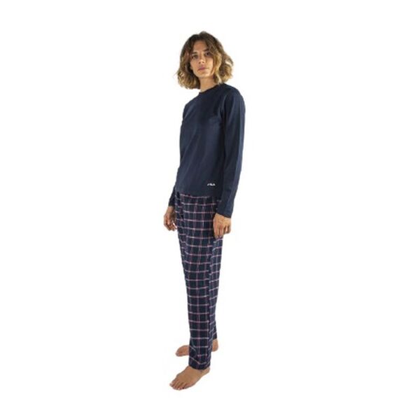Fila Flannel Yarn Dyed Γυναικείο Σετ Φόρμας Loungewear, Μέγεθος: S, 5 image